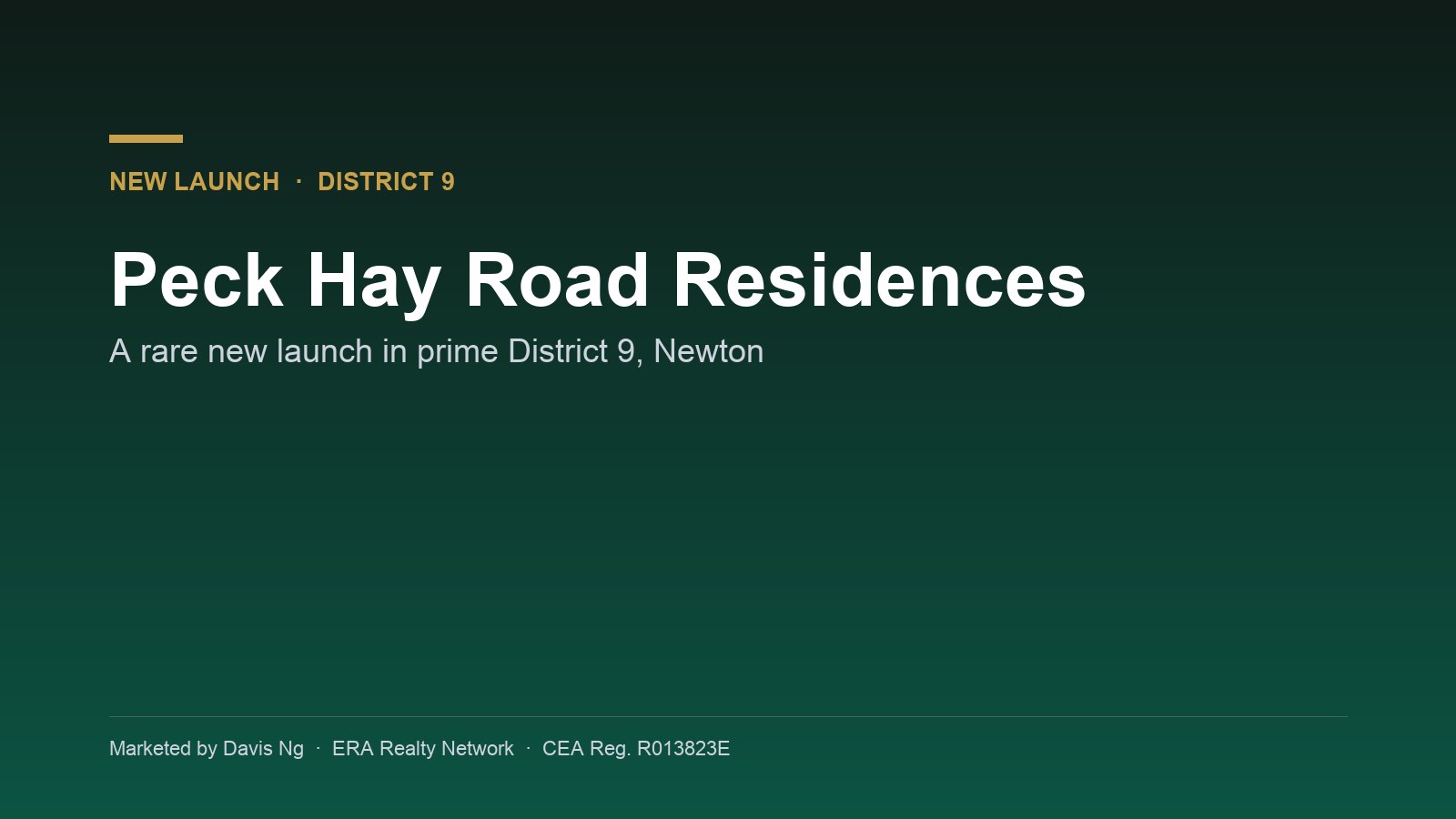 Peck Hay Road Residences facade